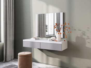 Комплект туалетных столиков светло-серый