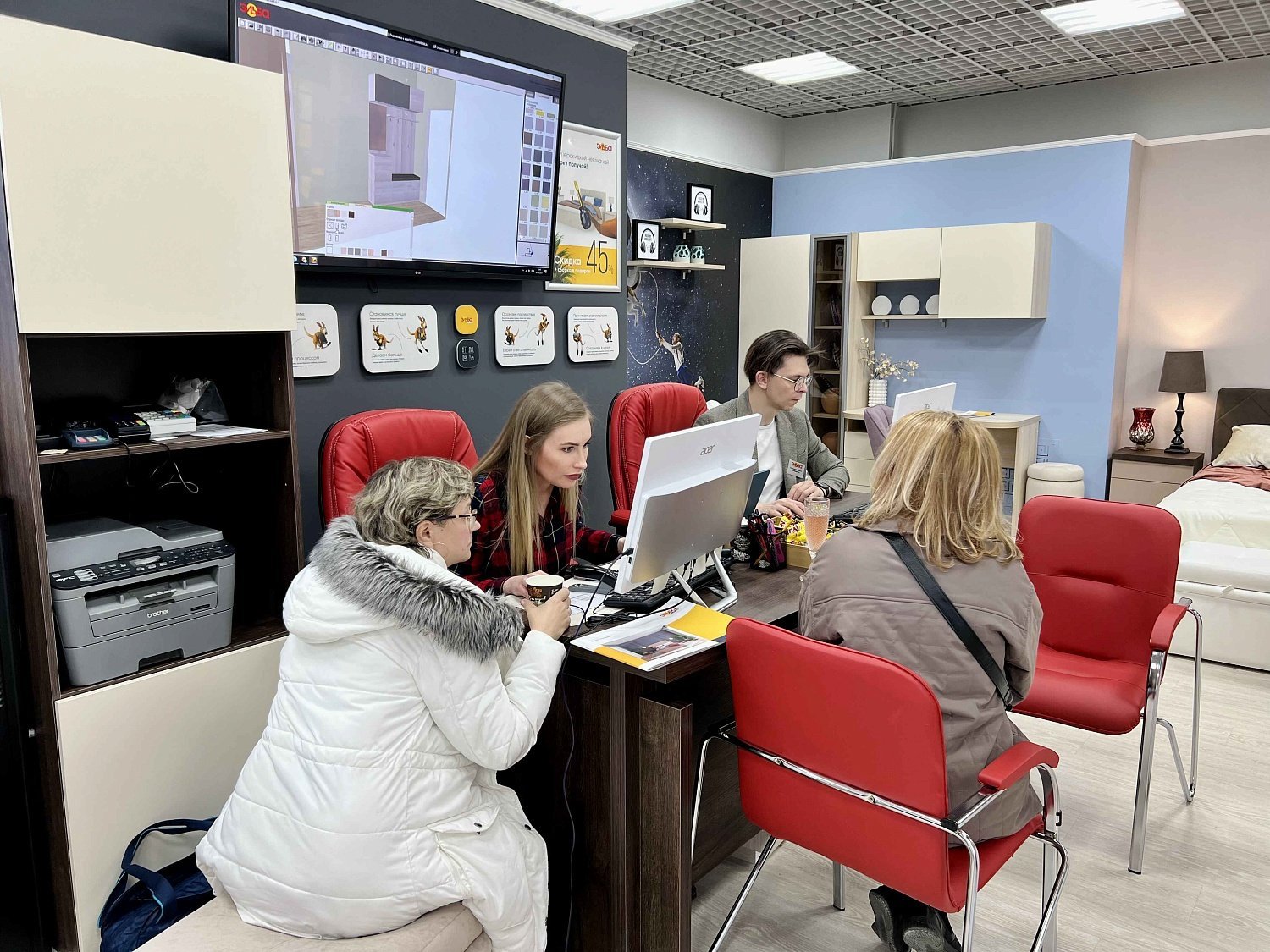 Открытие салона в новом районе Янино