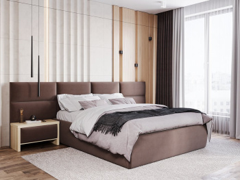 Кровать Сицилия с подъёмным механизмом шоколадная 160х200 Кровать Сицилия с подъёмным механизмом шоколадная 160х200