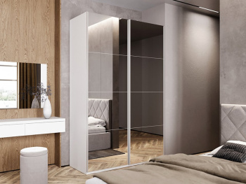 Шкаф Top Line с доводчиком 150х66х236 (Белый капри, Белый капри ЛДСП)