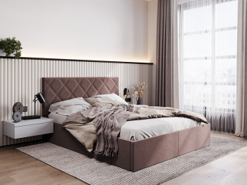 Кровать Рица шоколадная 120х200